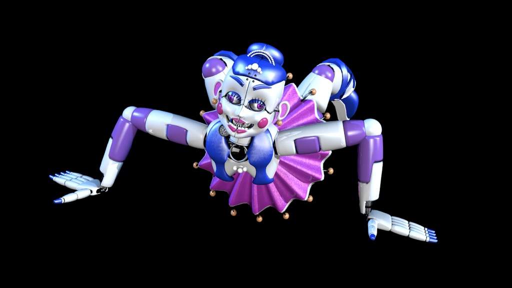 Does Ballora Crawlling Like Spider.