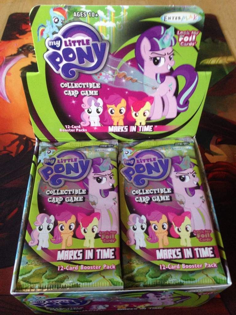 My Little Pony Marks in Time Booster Pack Collectible Card Game 10 Packs 