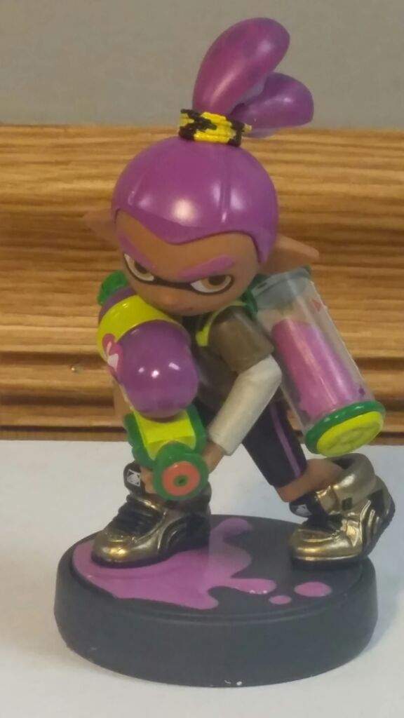 Purple Inkling Boy Amiibo Unboxing Review Splatoon Amino