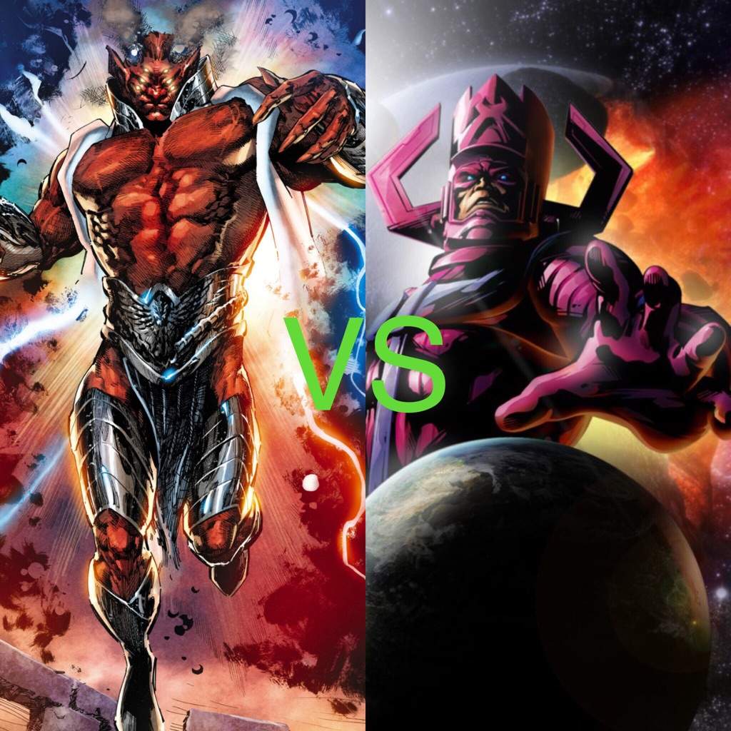 Trigon vs Galactus.