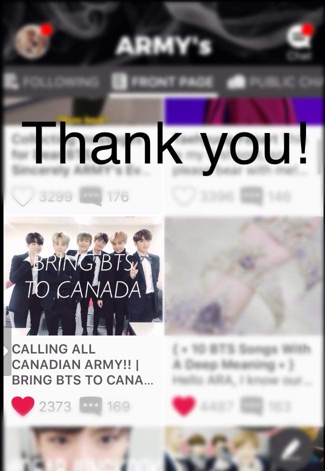 CALLING ALL CANADIAN ARMY!! BRING BTS TO CANADA PROJECT