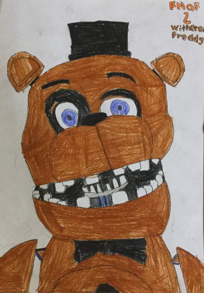 Withered Freddy Drawing.