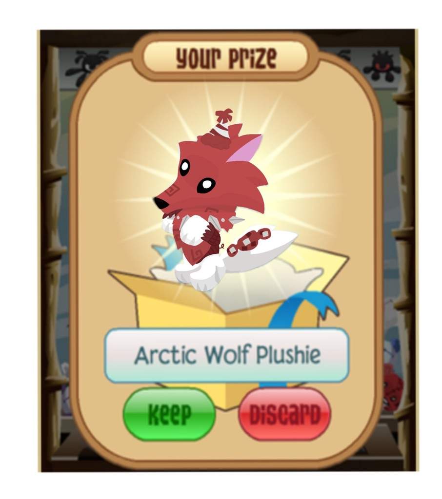 animal jam arctic wolf have on skirt