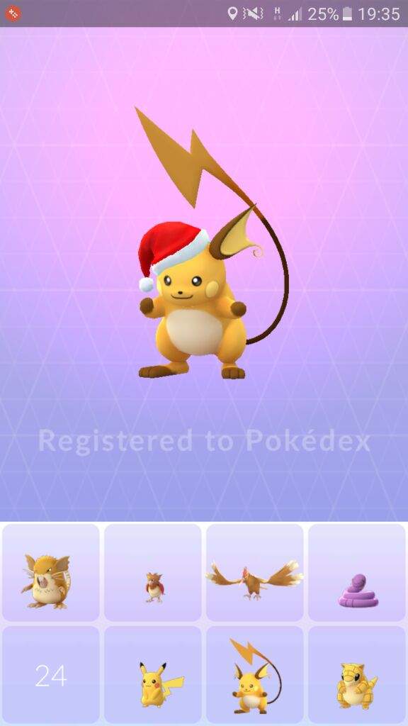 christmas raichu