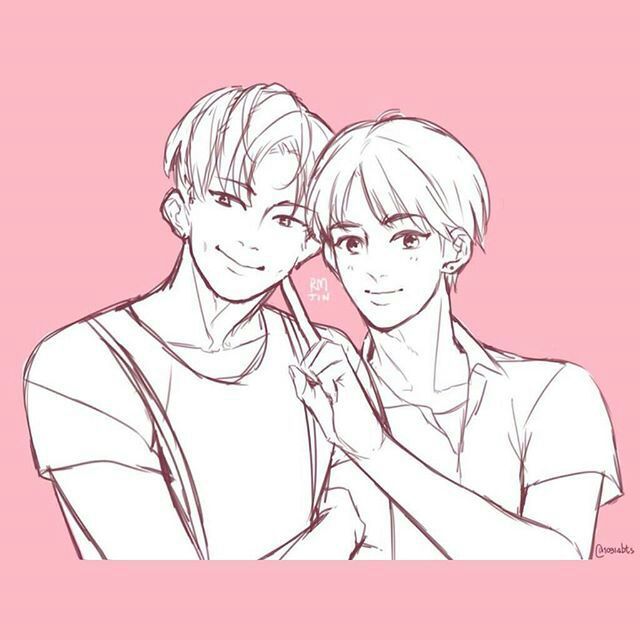 Namjin Fanart •kpop• Amino