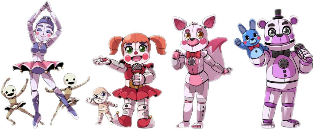 Fnaf Sister Location Cute Animatronics Five Nights At Freddy S Amino