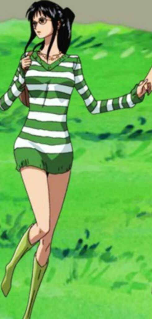 nico robin senpai is only wearing a sweater 😱(blushes 😣) she looks so sma...