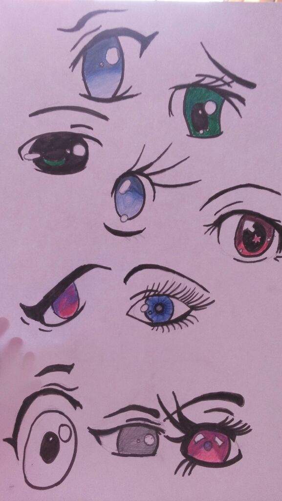 Ojos Anime Parte1 Manualidades Dibujos Amino