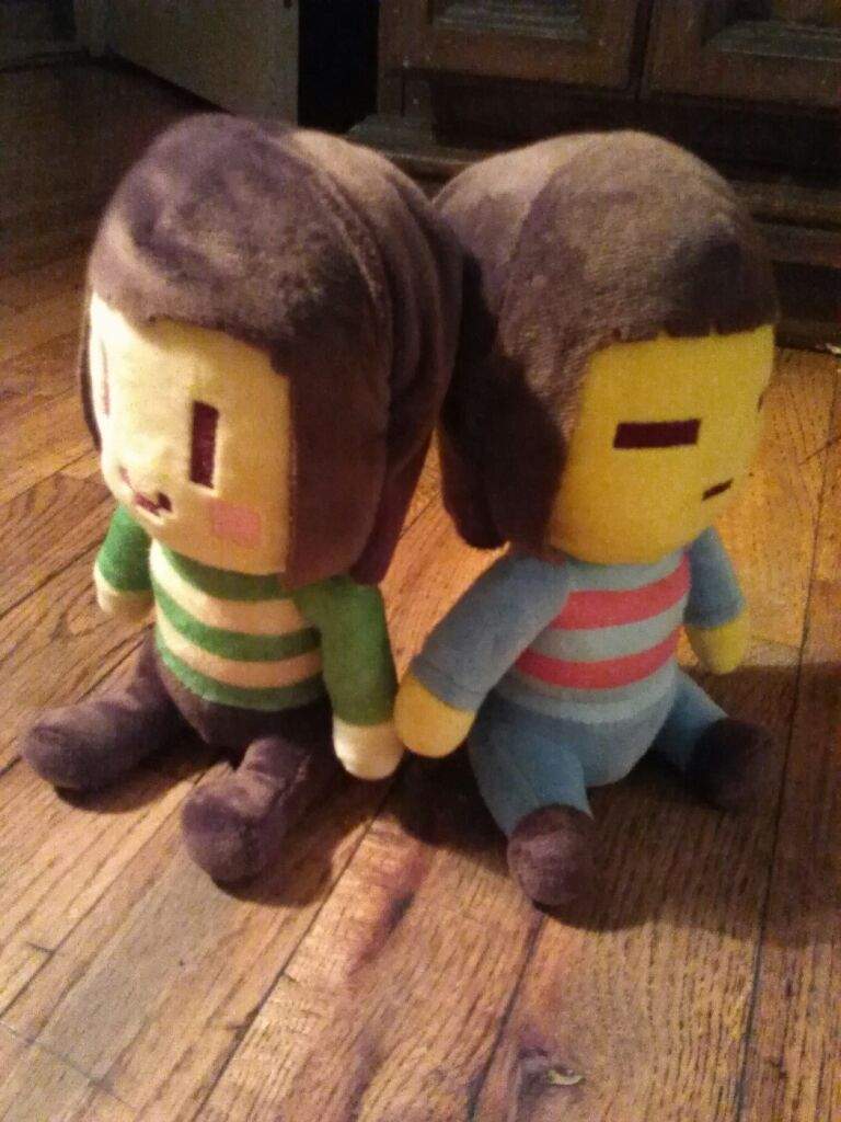 undertale frisk and chara plush