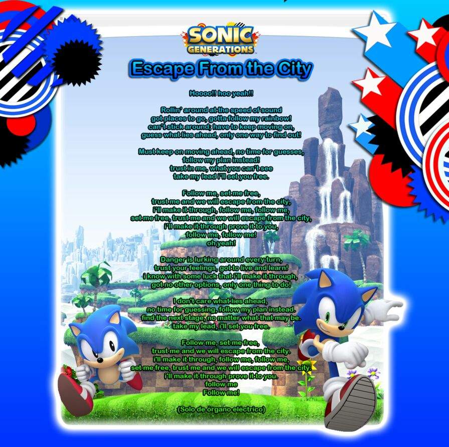 Escape From the City (Canción) [Crush 40] [Sonic A | Wiki | Sonic the ...