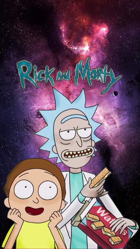 galaxy themed rick and morty pictures
