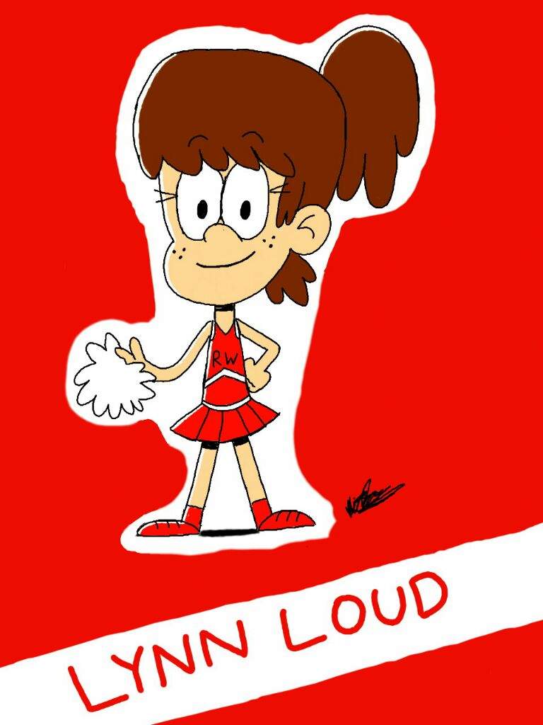 Cheerleader Lynn drawing | The Loud House Amino Amino