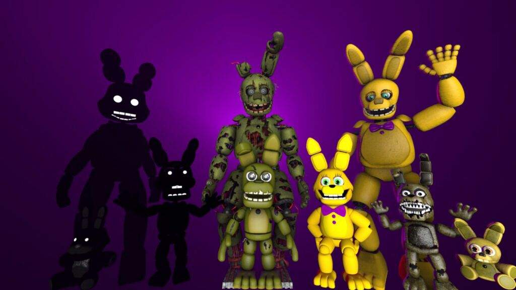 Картинки спринг бонни из fnaf