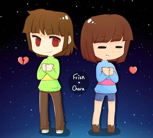 Chara x Frisk | Undertale Amino