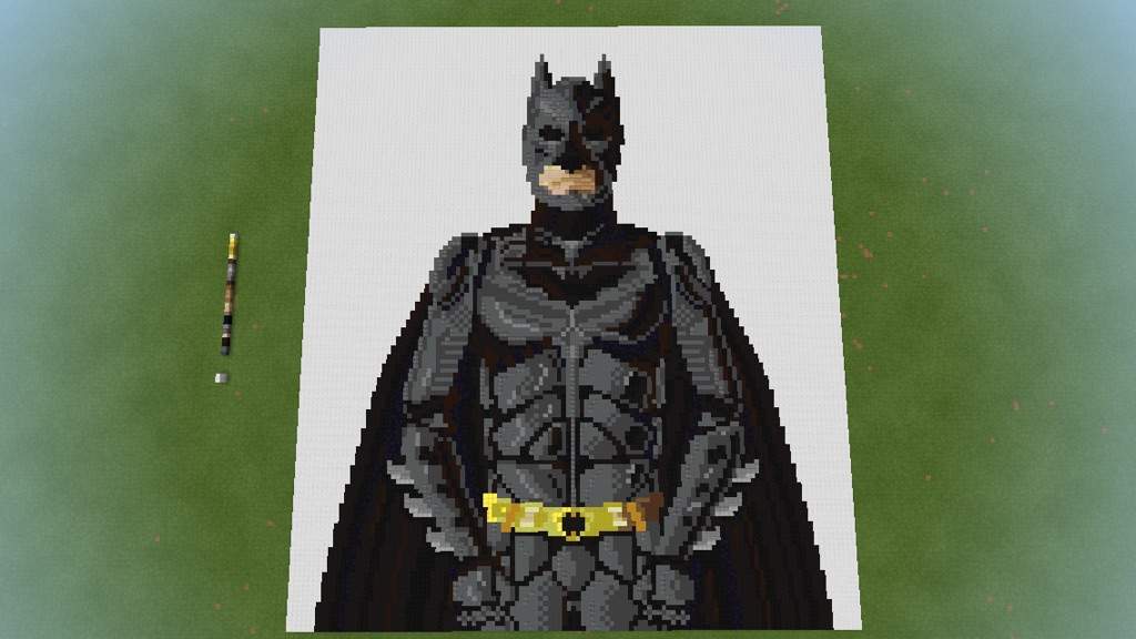Batman pixel art! | Minecraft Amino