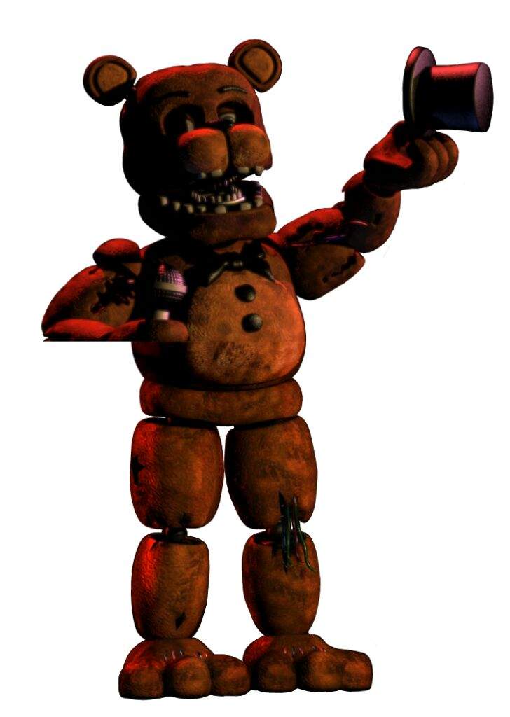 Freddie Hall: Withered Freddy Full Body (Fnaf2 Teaser) .