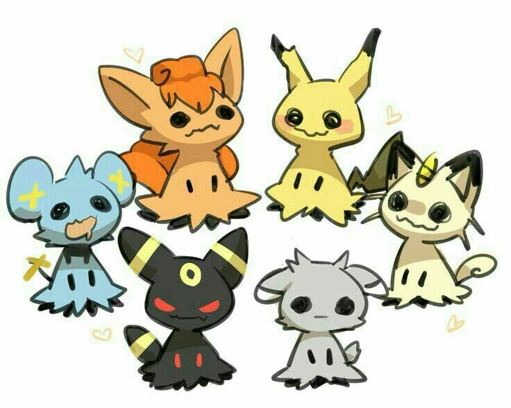 Znalezione obrazy dla zapytania mimikyu vulpix