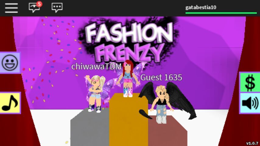 Quede Primera Y Segunda En Fashion Frenzy Roblox Amino En Espanol Amino - juegos de roblox de fashion frenzy
