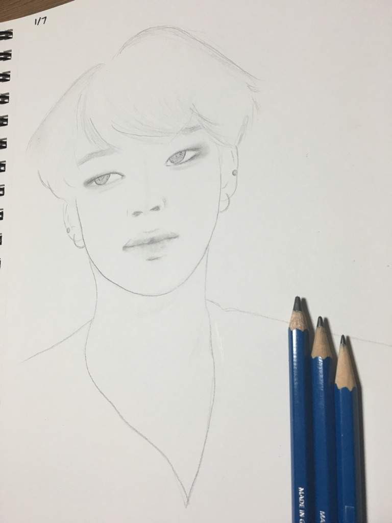 BTS-Jimin sketch | K-Pop Amino