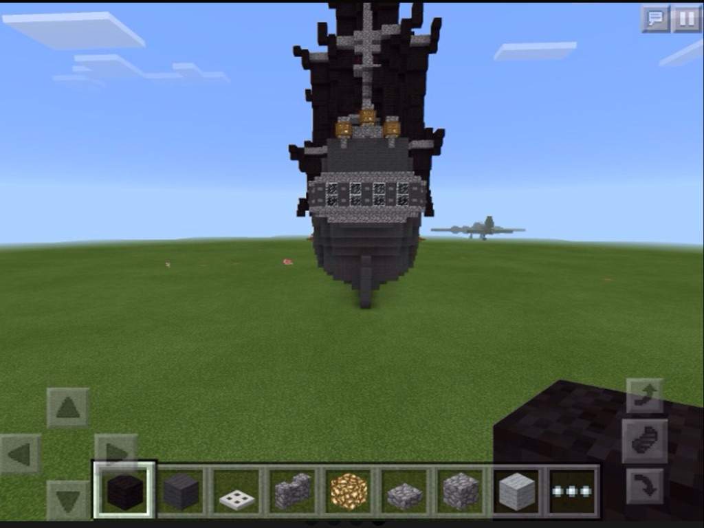 how to build the black pearl in minecraft