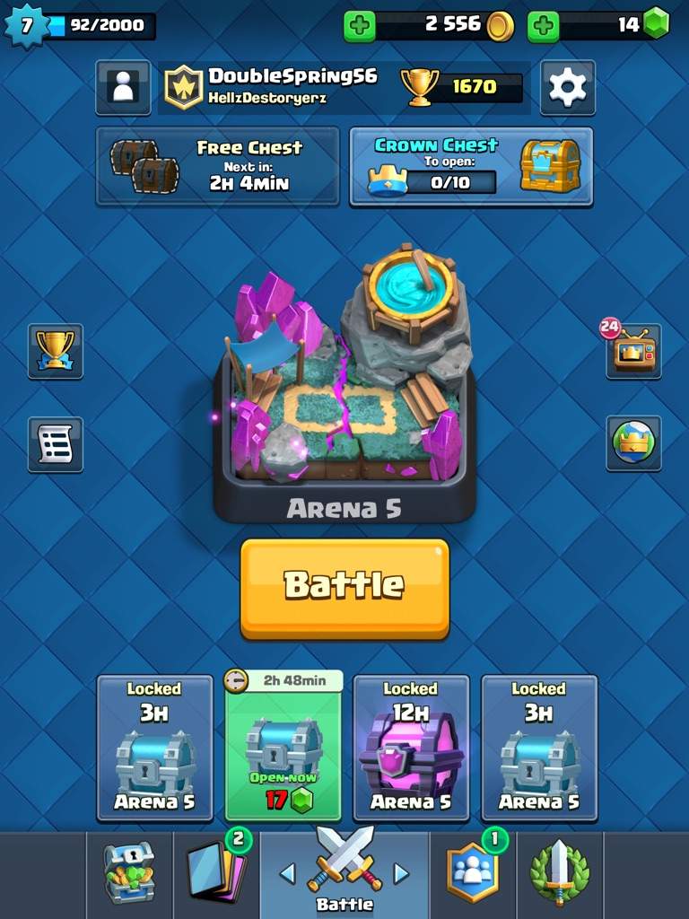 clash royale arena 5 magical chest