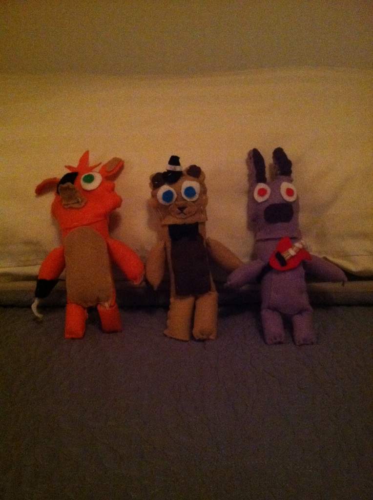 homemade fnaf plushies