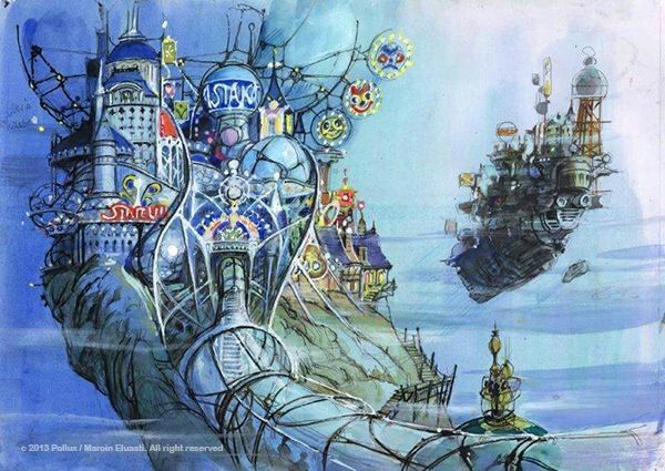 The Picture heart Learned from Anime Art Shichiro Kobayashi Background art Book