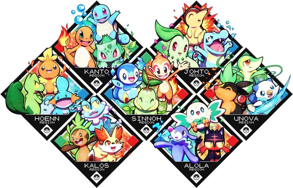 My Favorite Starter s From Each Region Pok mon Amino