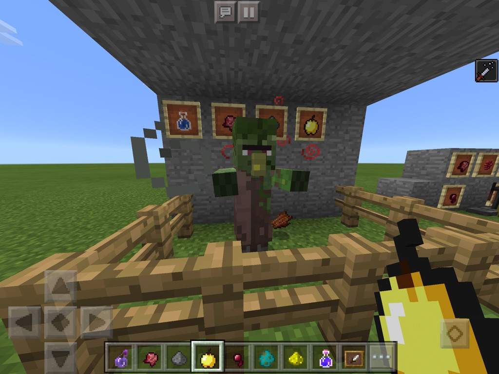 What is the title of this picture ? How To Make A Zombie Villager : MasterCraft - how to cure zombie