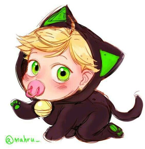 Chat Noir Kawaii •miraculous Ladybug Español• Amino 6112