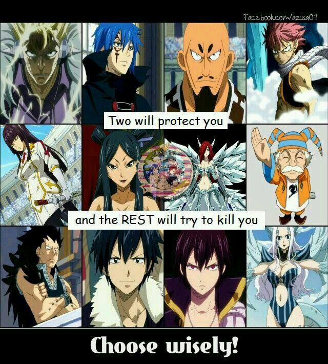 2 will protect and the rest will try to kill you | Anime Amino