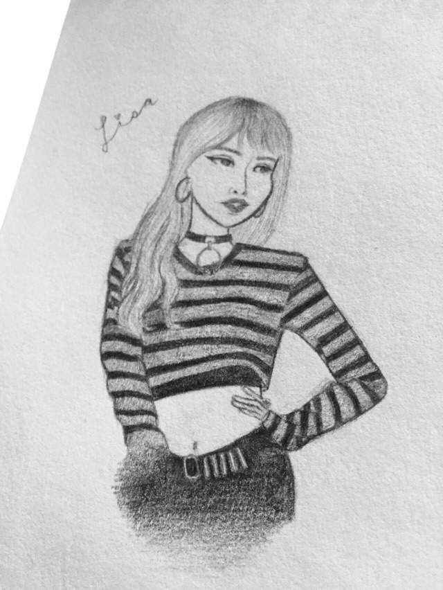 BlackPink Lisa Chic Fanart + Progress | K-Pop Amino