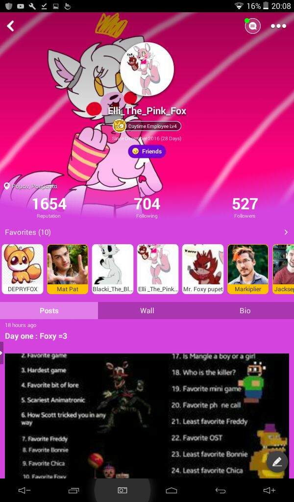 Elli_The_Pink_Fox | Five Nights At Freddy's Amino