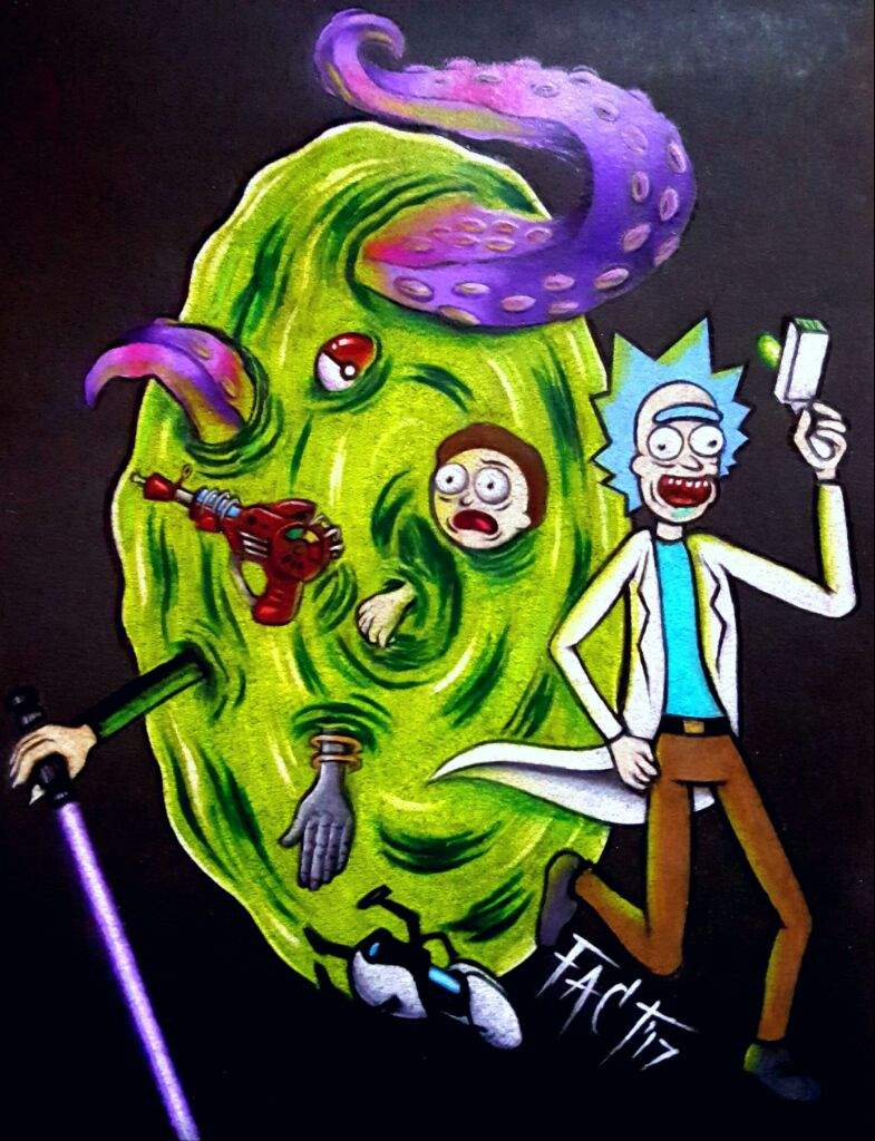 Colored Pencil Doodle Rick D 439 Rick And Morty Amino