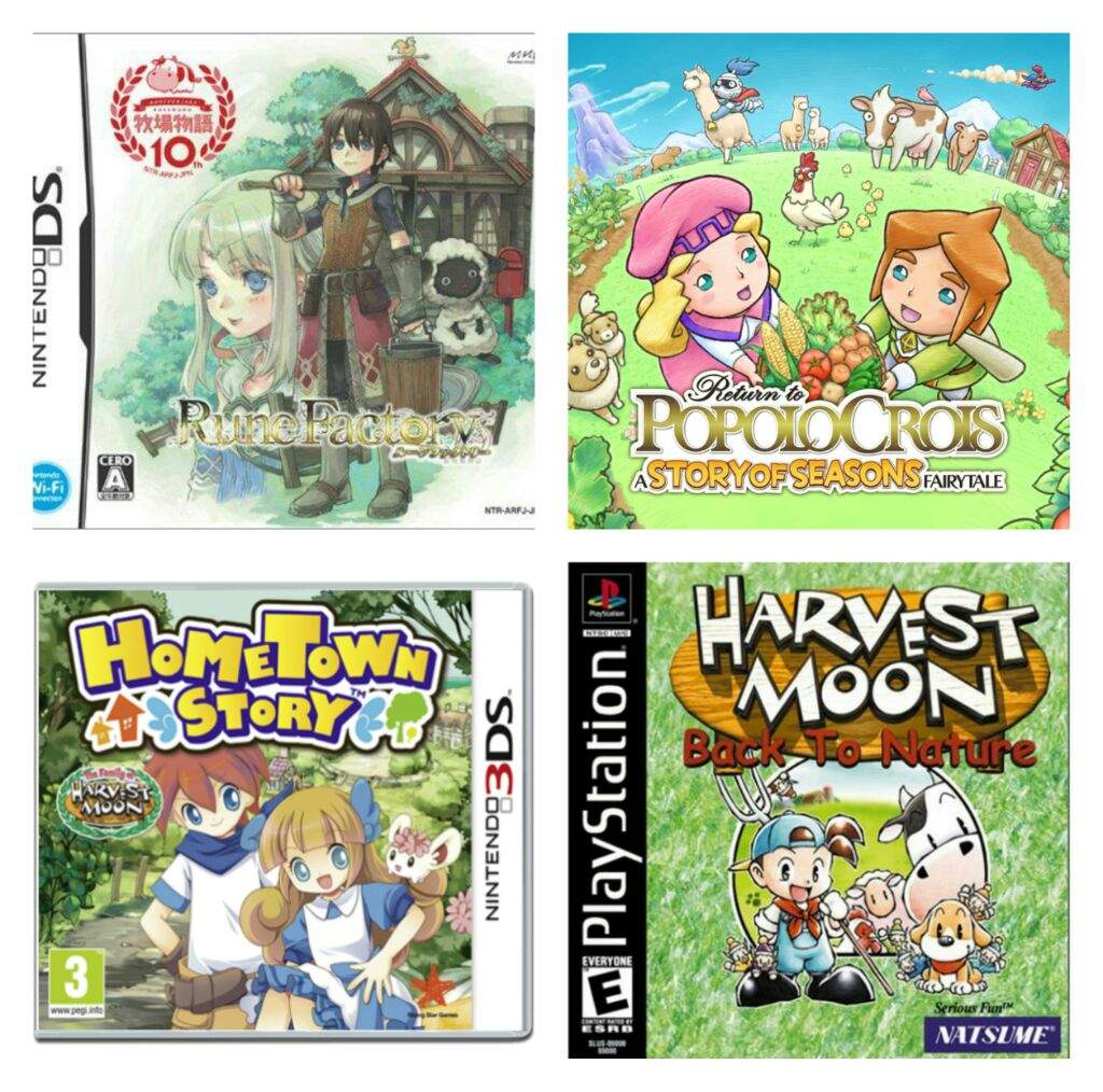 The Chronology of Harvest Moon Games 