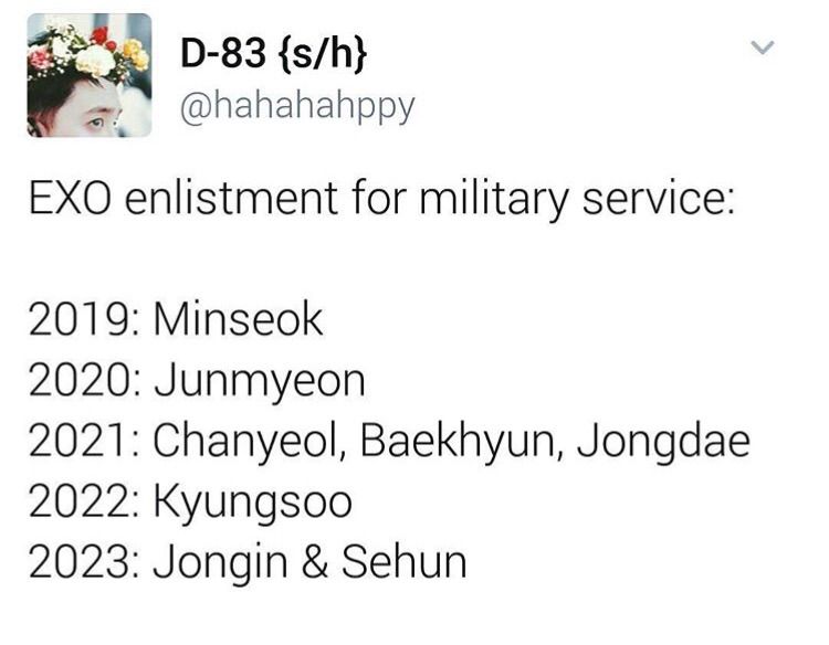 Military date baekhyun When is