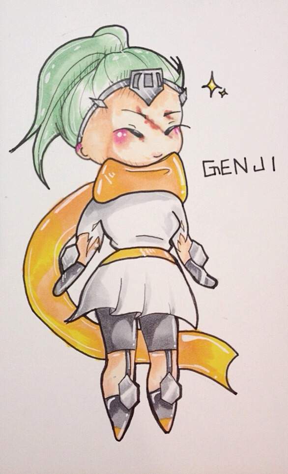 Chibi Genji Genderbend Edited • Art Contest Overwatch Amino