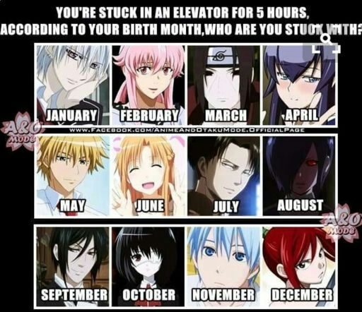 WHICH MONTH r u | Anime Amino