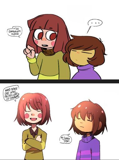 Check out this Frisk and Chara comics! | Undertale Amino