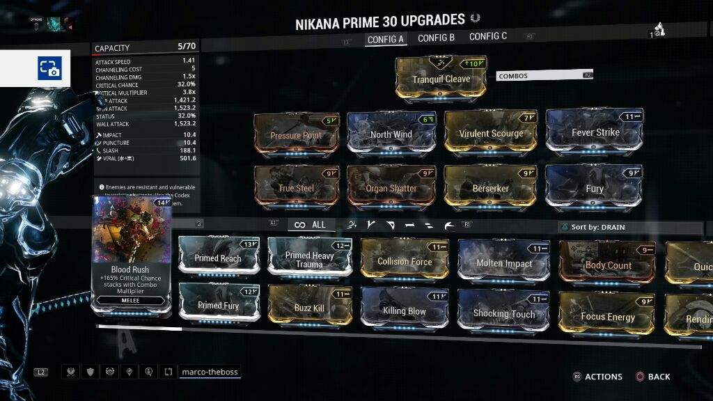 nikana prime build