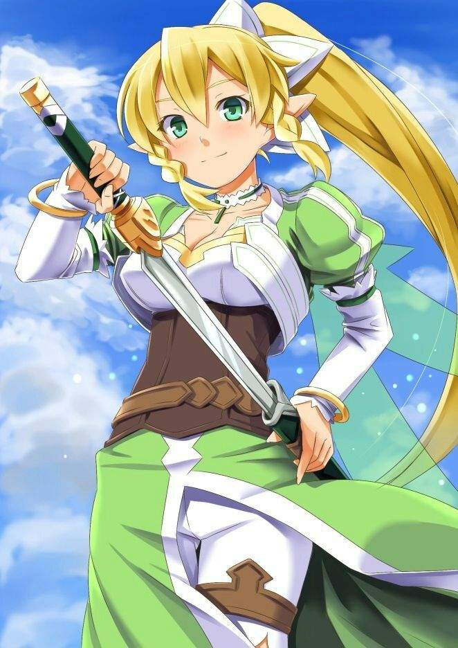 Leafa character in Sword Art Online