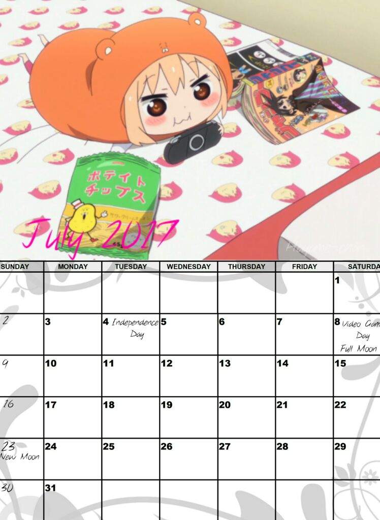 Anime Calendar 2017 | Anime Amino
