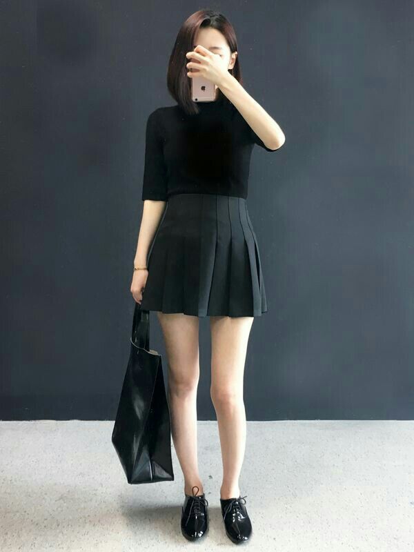 All Black Outfits》#1 | Korean Fashion Amino