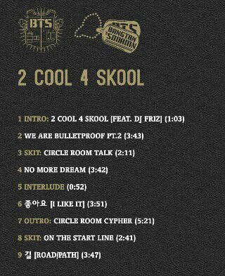 Bts Mi Top Canciones Edicion 2 Cool 4 Skool K Pop Amino