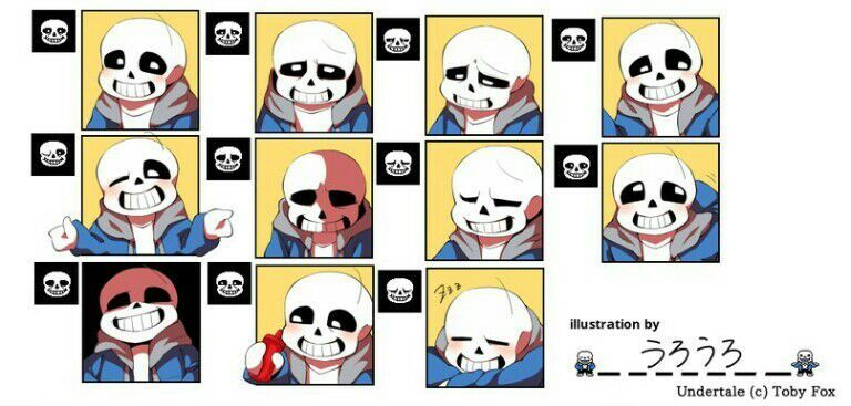 Sans drawe all face | Undertale Amino