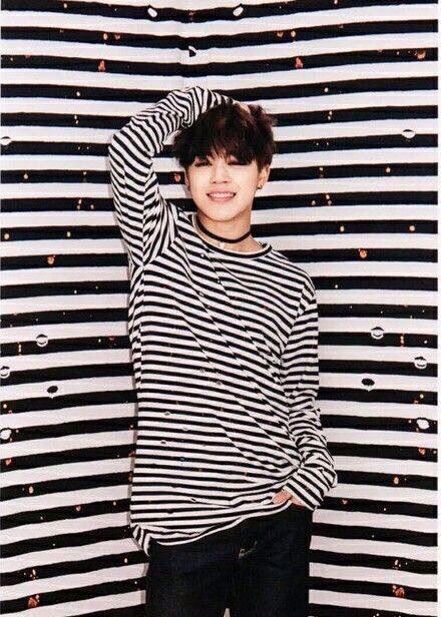 Jimin in his striped shirt!! | ARMY's Amino