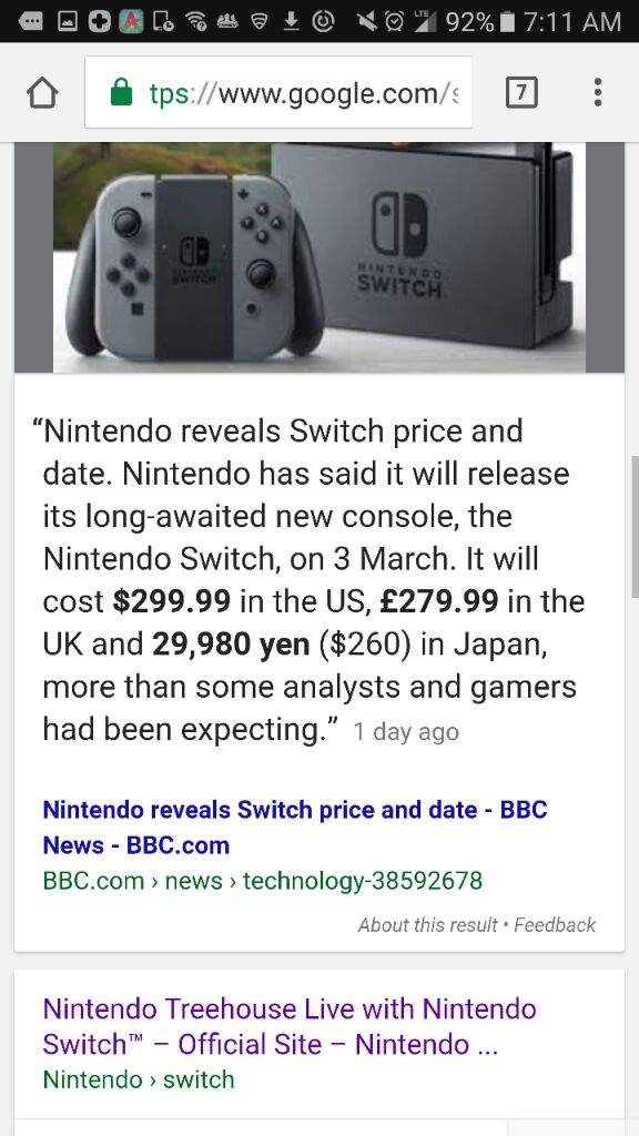 nintendo switch 299.99