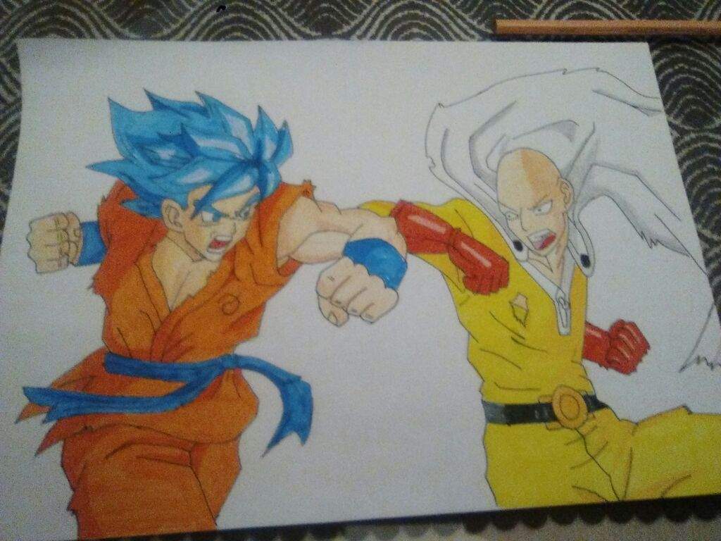Dibujo Goku vs Saitama | DibujArte Amino