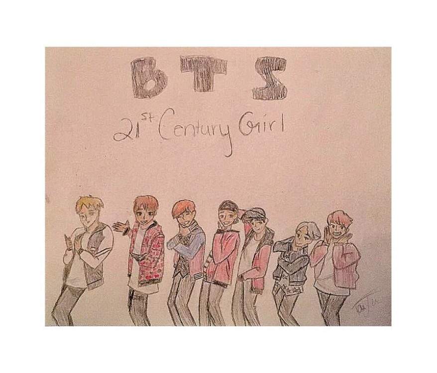 Bts 21st Century Girl Fanart K Pop Amino