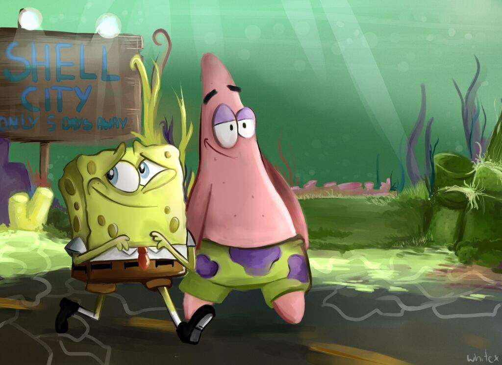 the spongebob squarepants movie shell city the spongebob squarepants movie shell city